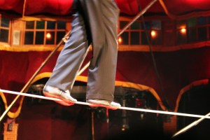 tightrope-walking